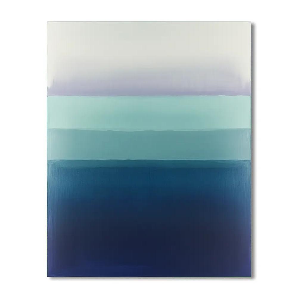 Mark Rothko Inspired Aurora Stillness Horizon paint by number