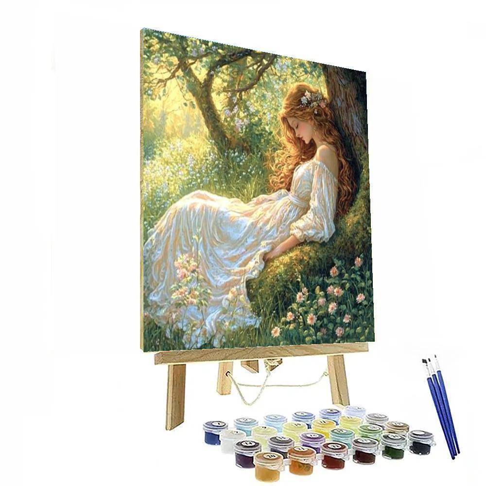 John William Waterhouse Inspired Forest Nymphs Number painting