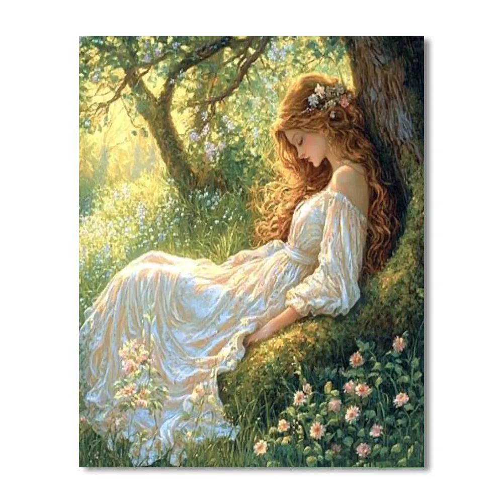 John William Waterhouse Inspired Forest Nymphs Number painting