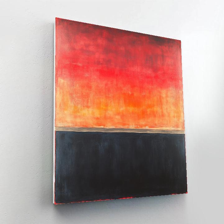 Mark Rothko Inspired Eclipse Afterglow Sanctuary Number painting