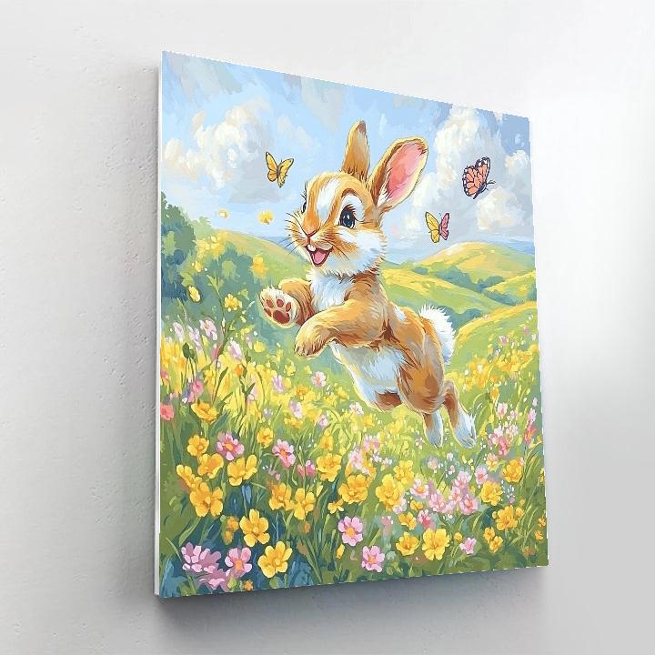 Thumper Spring Meadow Hop Disney Inspired DIY paint by numbers