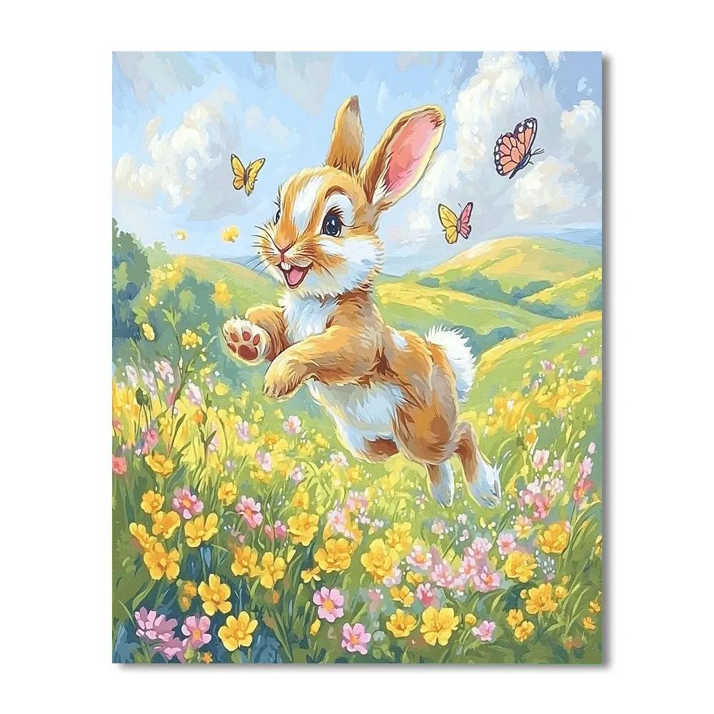 Thumper Spring Meadow Hop Disney Inspired DIY paint by numbers