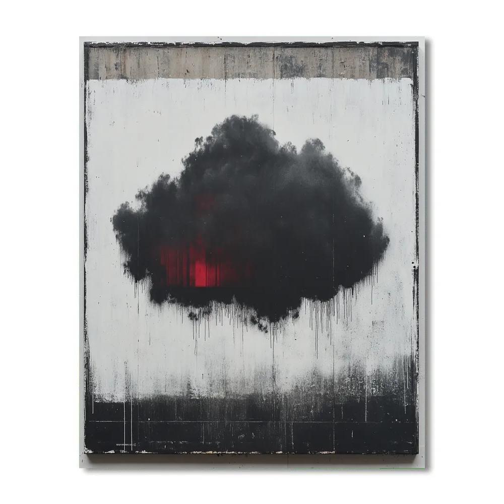 Banksy Inspired Carbon Silence paint by numbers