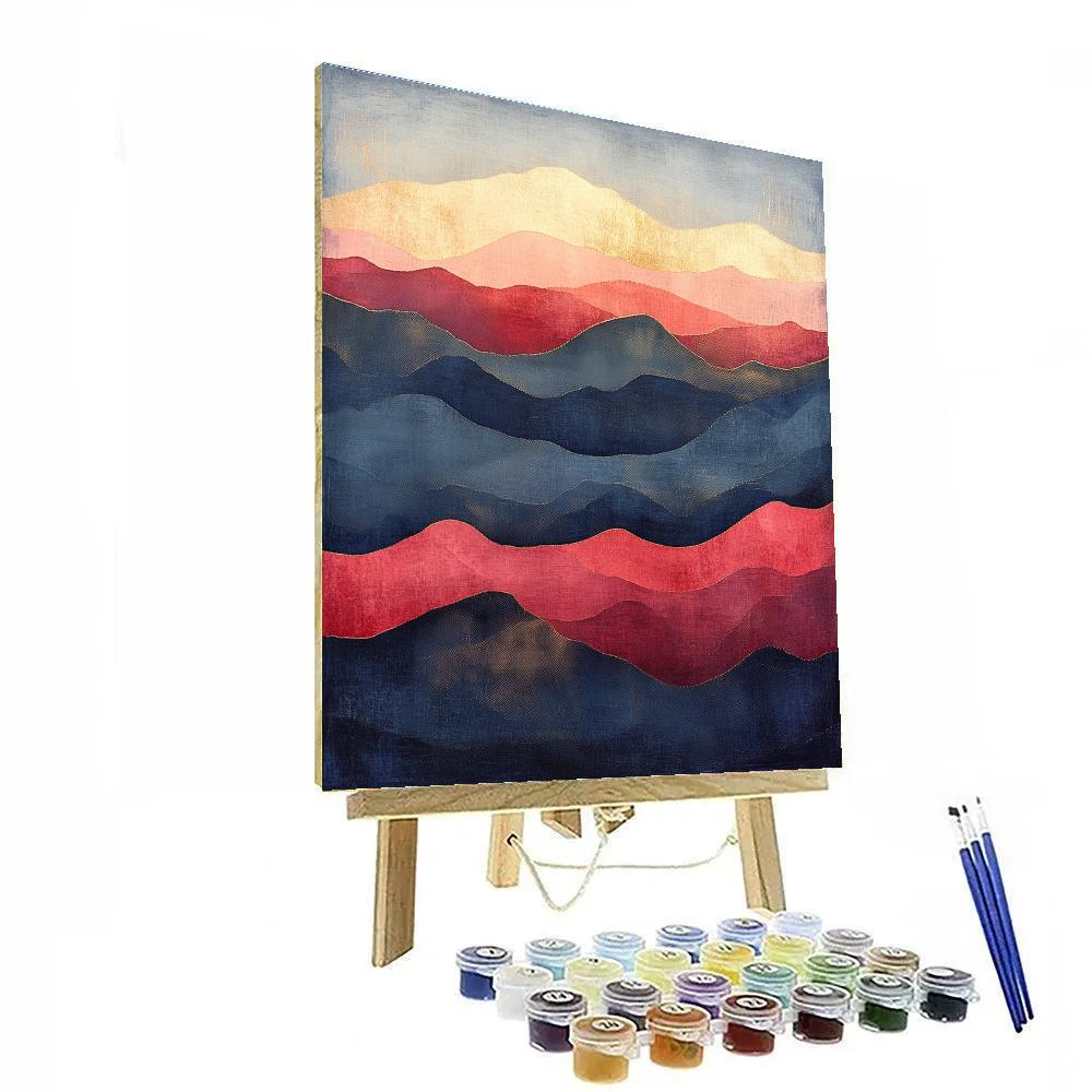 Paul Klee Inspired Quiet Gravity Lullaby DIY paint by numbers