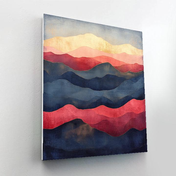 Paul Klee Inspired Quiet Gravity Lullaby DIY paint by numbers