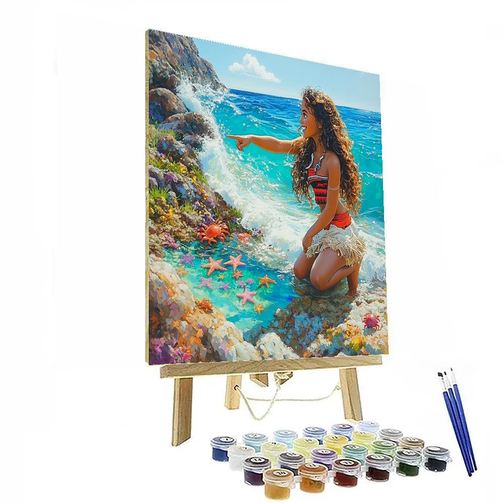 Moana Reef Tide Pool Discovery Disney Inspired paint by color
