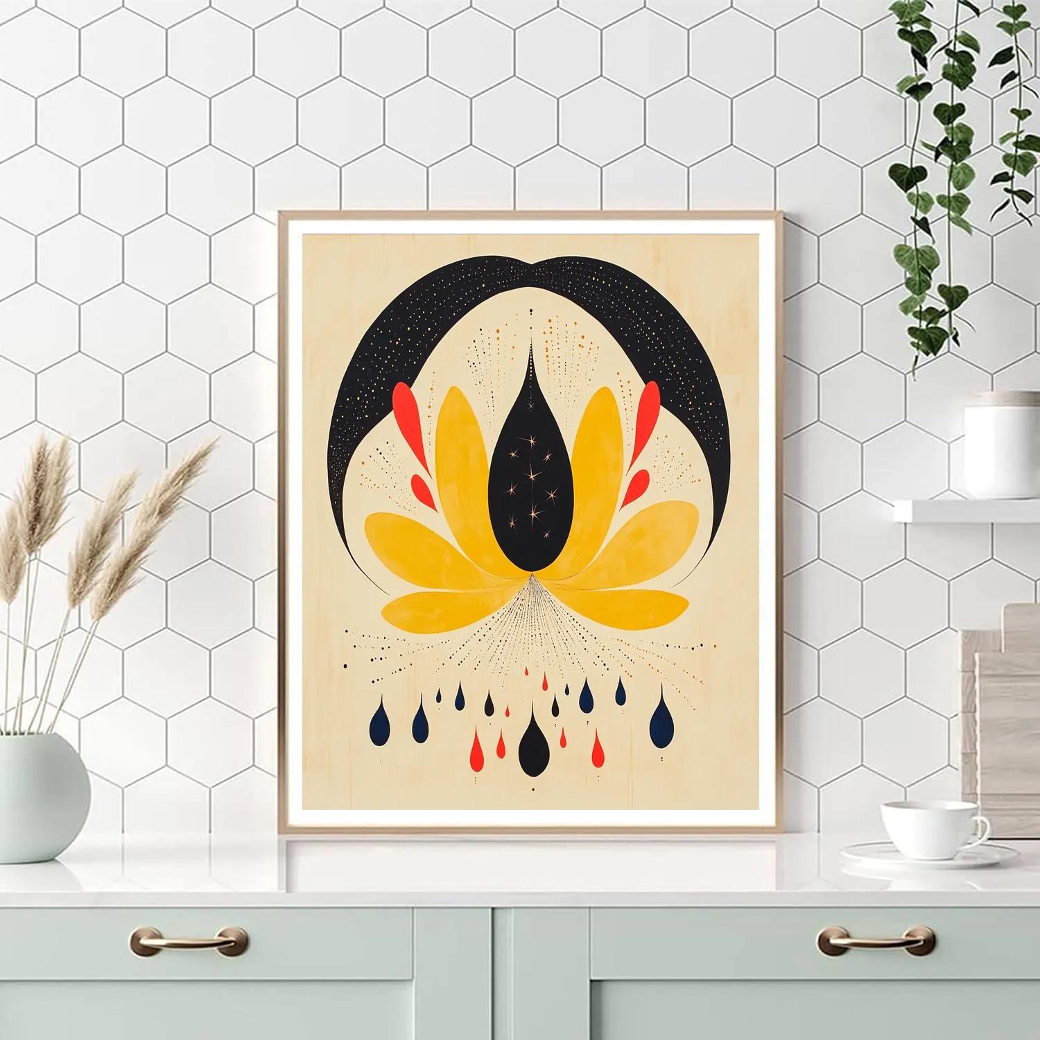 Joan Miró Inspired Eclipse Garden Of Magnetic Petals DIY paint by numbers
