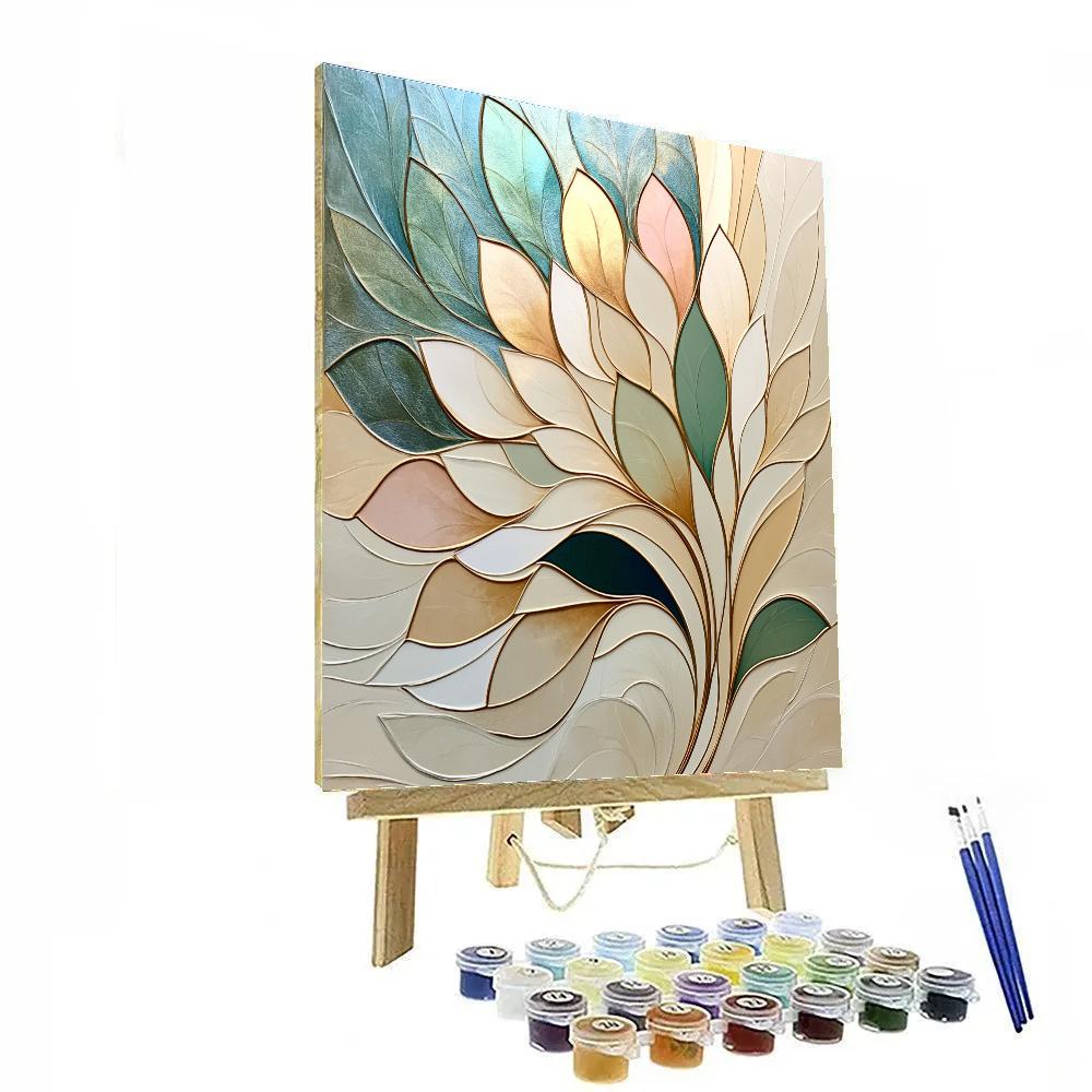 Alphonse Mucha Inspired Aurora Garden Of Quiet Symmetry DIY paint by numbers