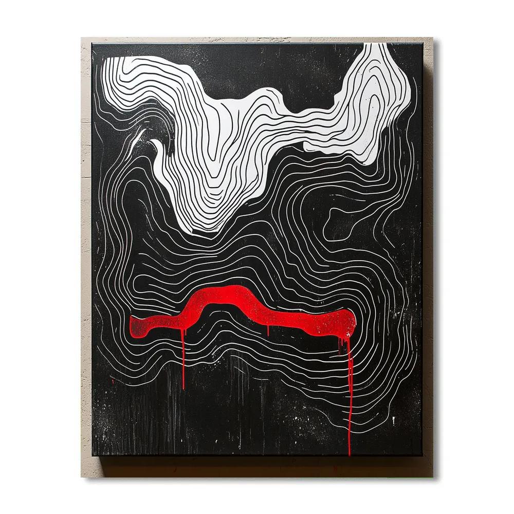 Banksy Inspired Borderless Orbit Numbered painting kits