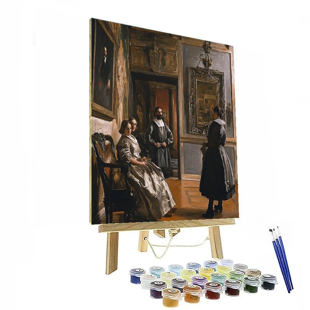 Diego Velázquez Inspired Court Scene DIY paint by numbers