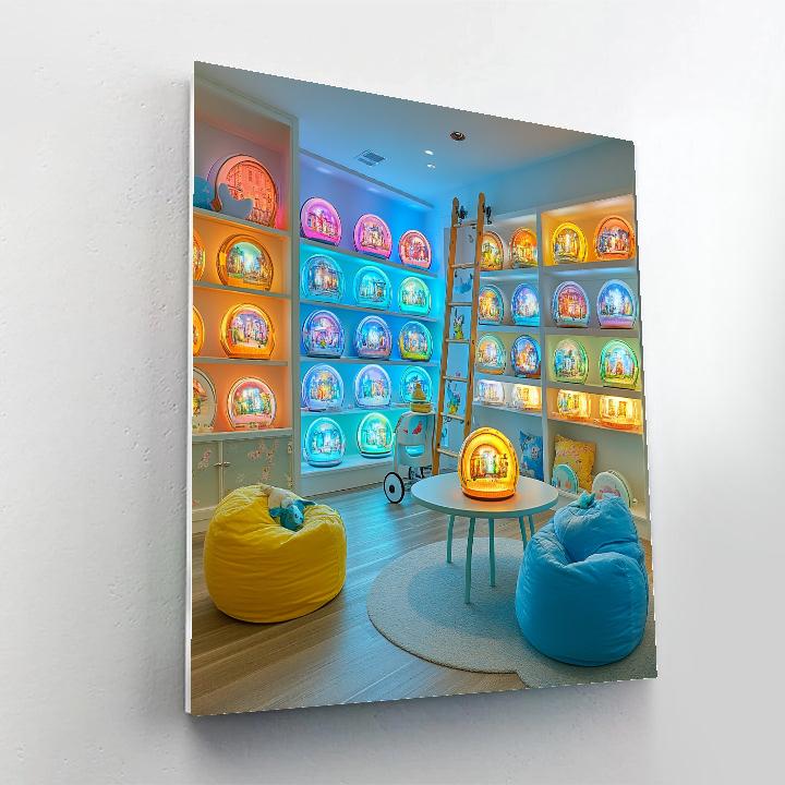Joy Memory Orb Playroom Glow Disney Inspired painting number kit