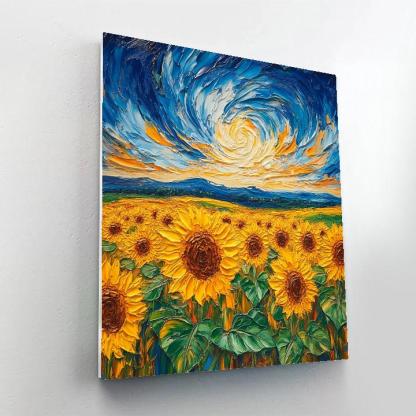 Van Gogh Inspired Sunflower Field Paint by numbers kits
