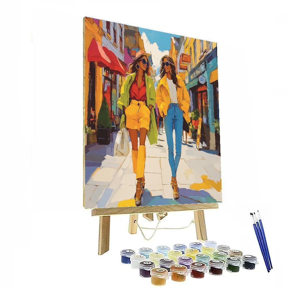 Harajuku Street Fashion Tokyo Japan Paint by numbers kits