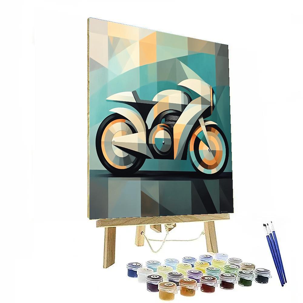 Picasso Inspired Mechanical Horse Paint by numbers kits