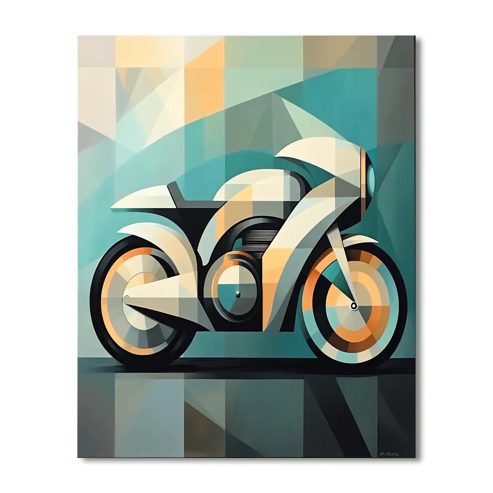Picasso Inspired Mechanical Horse Paint by numbers kits