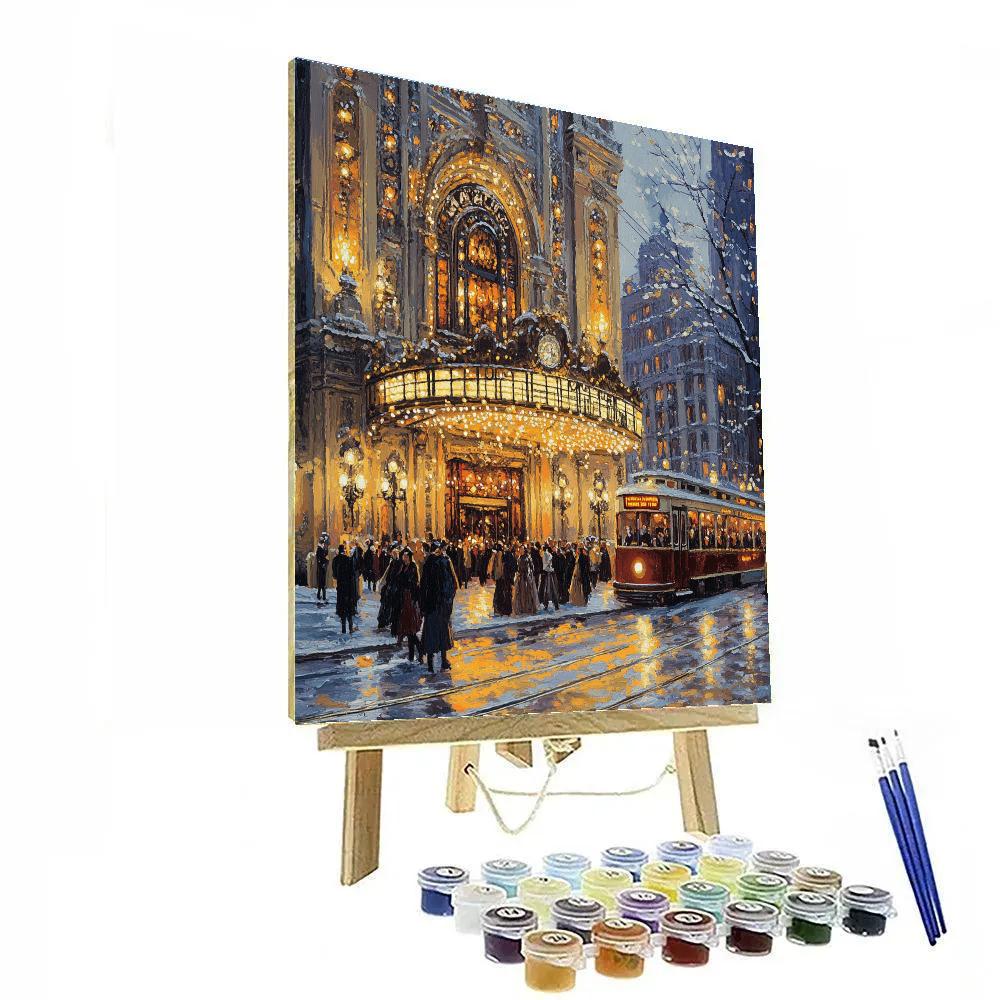 Civic Opera District Chicago United States Numbered painting kits