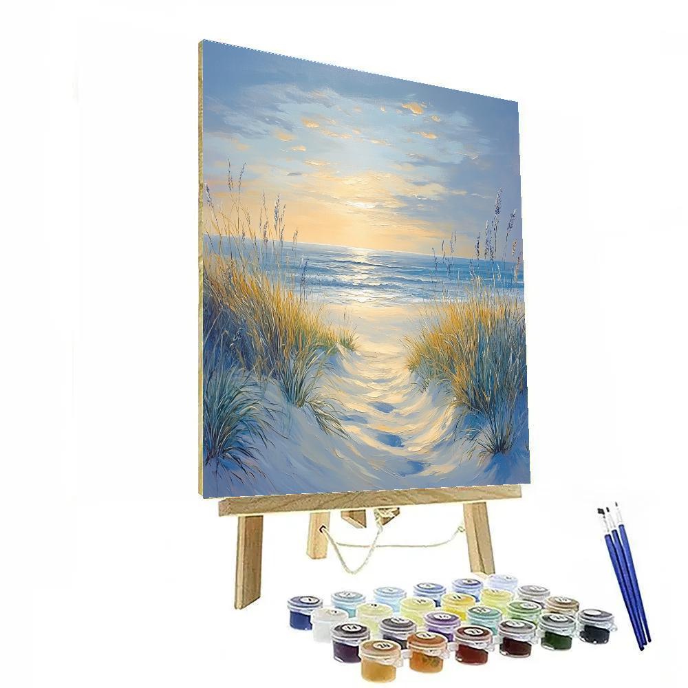 Claude Monet Inspired Coastal Dunes DIY paint by numbers