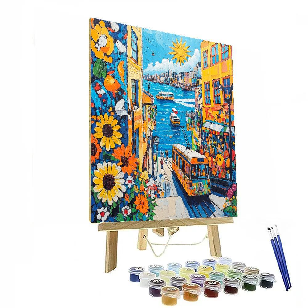 The Roofline At Porto Maravilha Rio De Janeiro Brazil DIY paint by numbers