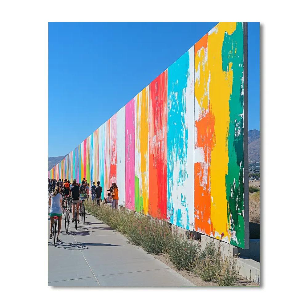 East Side Gallery Urban Mural Walk Berlin Germany Paint by numbers art