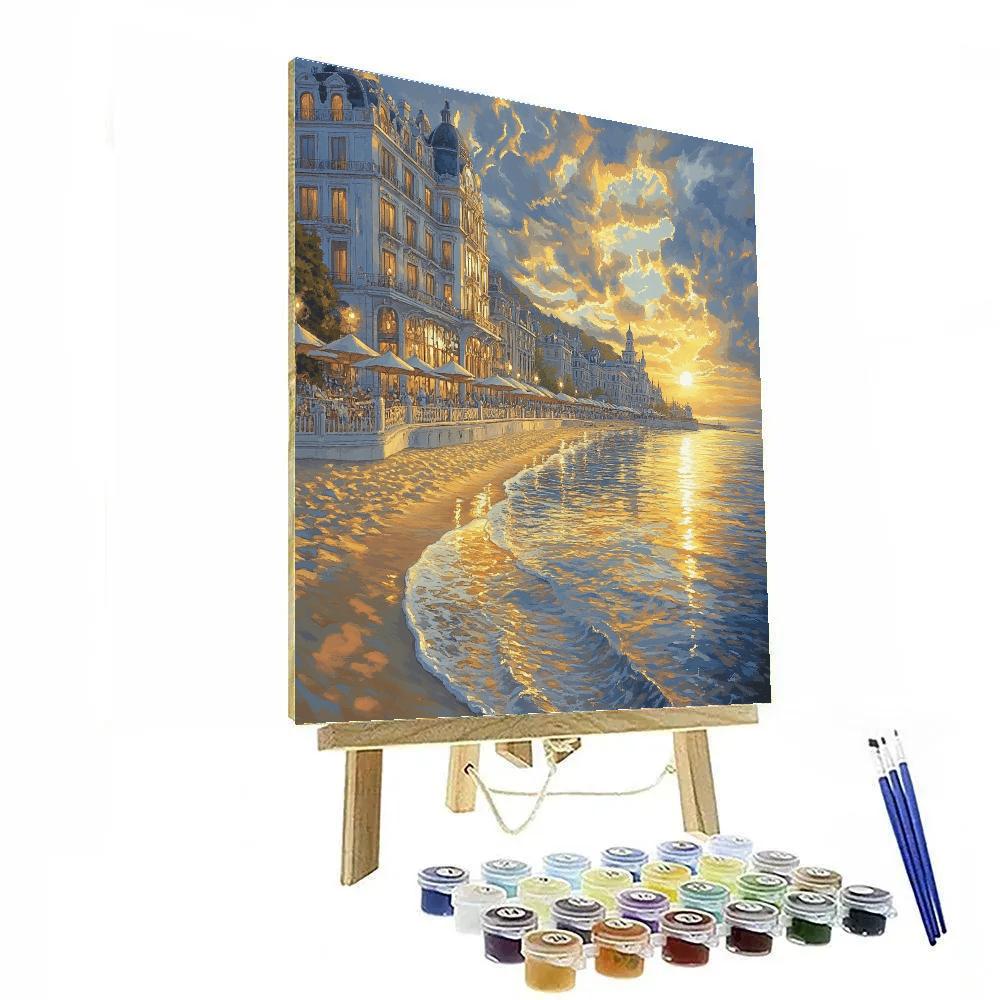 La Concha Seafront Bay San Sebastian Spain Numbered painting kits