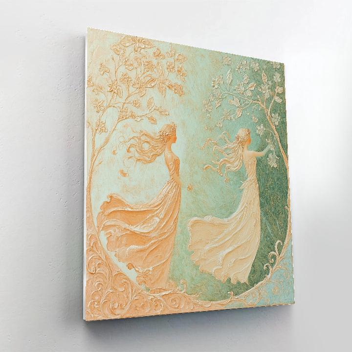 Botticelli Inspired Spring Grove paint by color