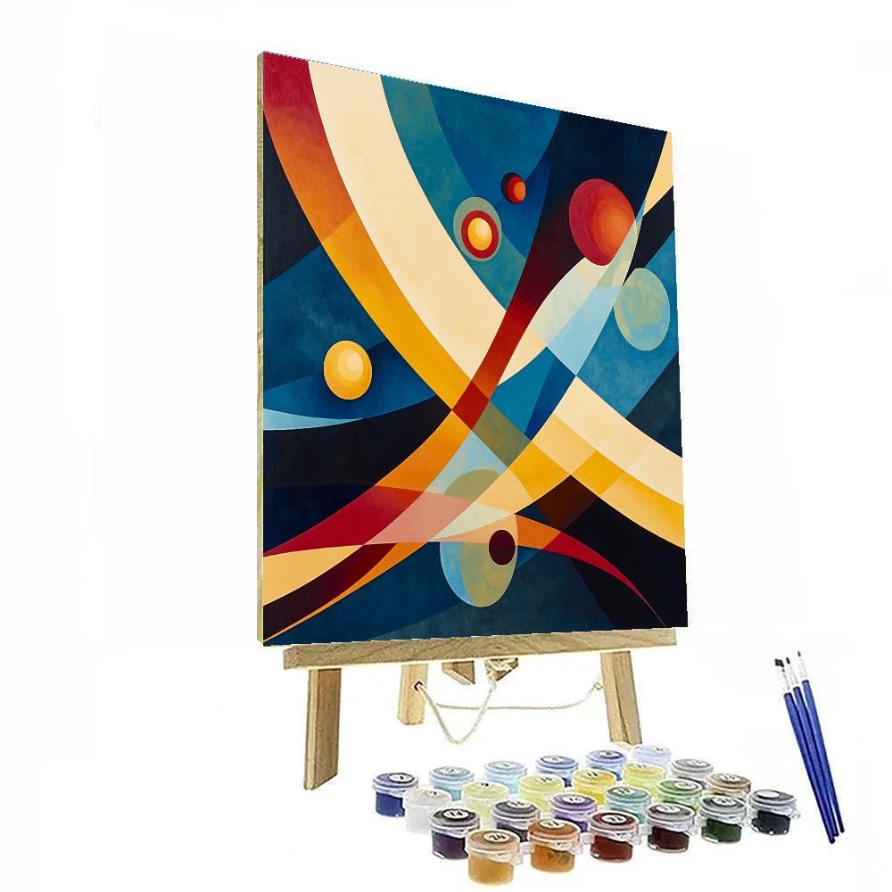 Kandinsky Inspired Music Of Planets DIY paint by numbers