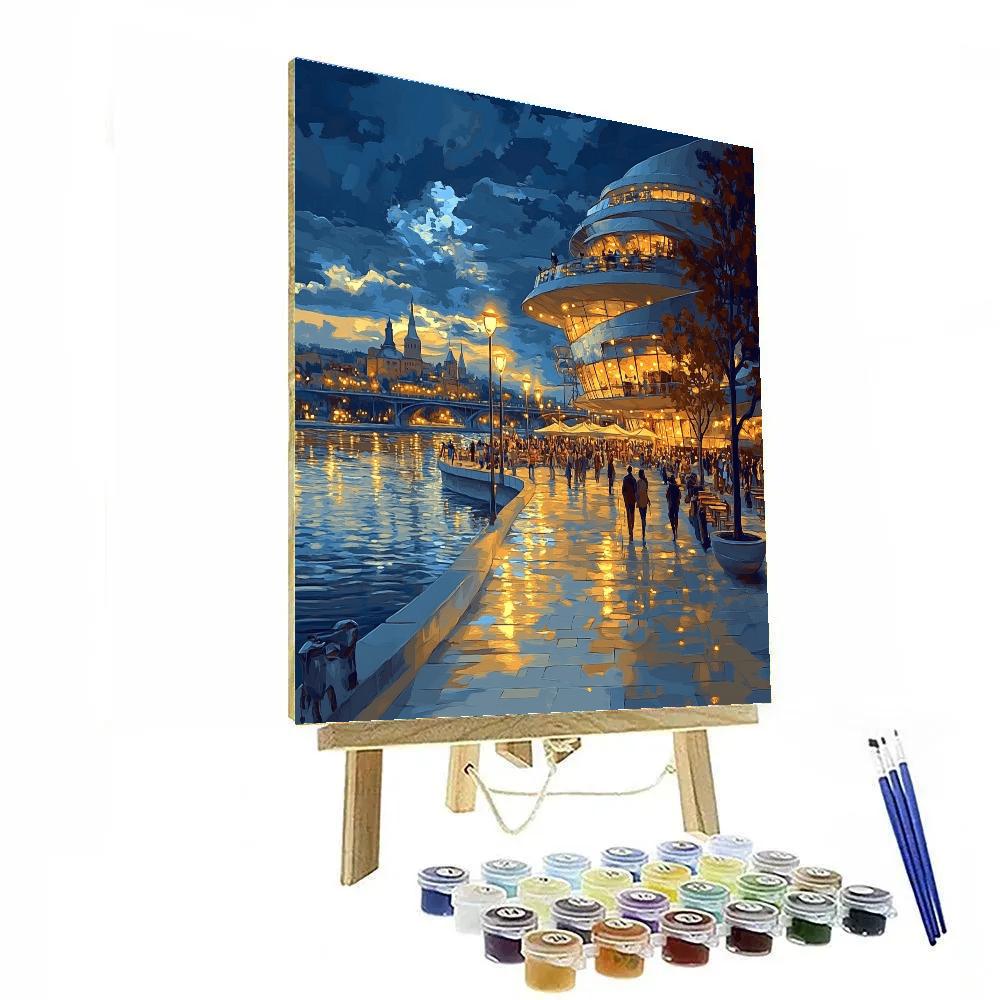 South Bank Riverside London United Kingdom painting number kit