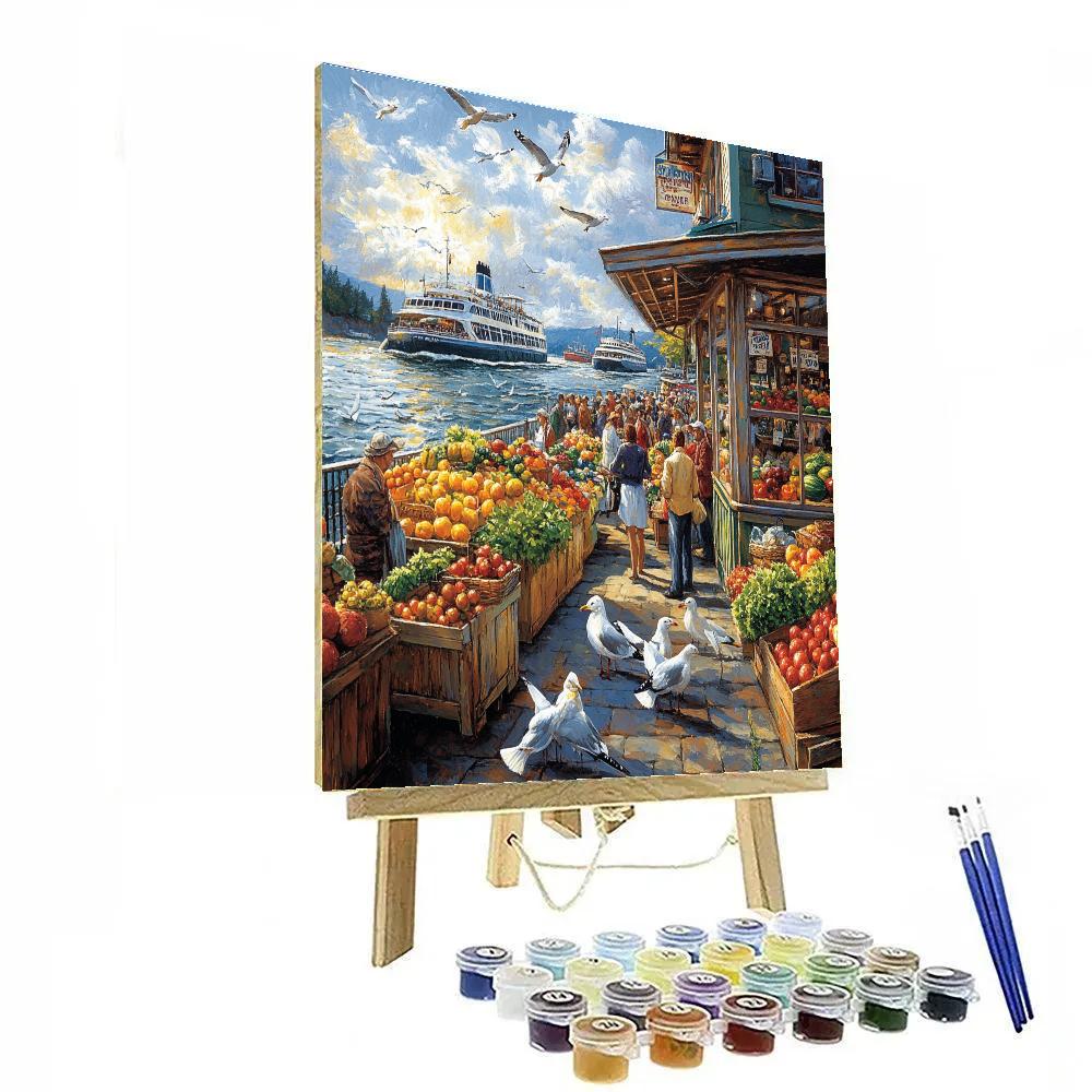 Embarcadero Ferry Plaza San Francisco United States paint by numbers