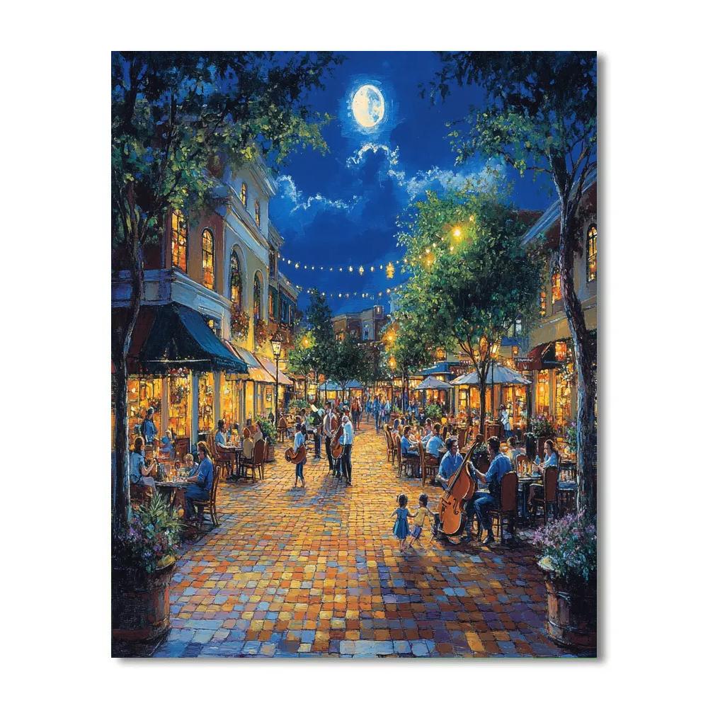 Easton Town Center Urban Square Columbus United States Painting by numbers kit