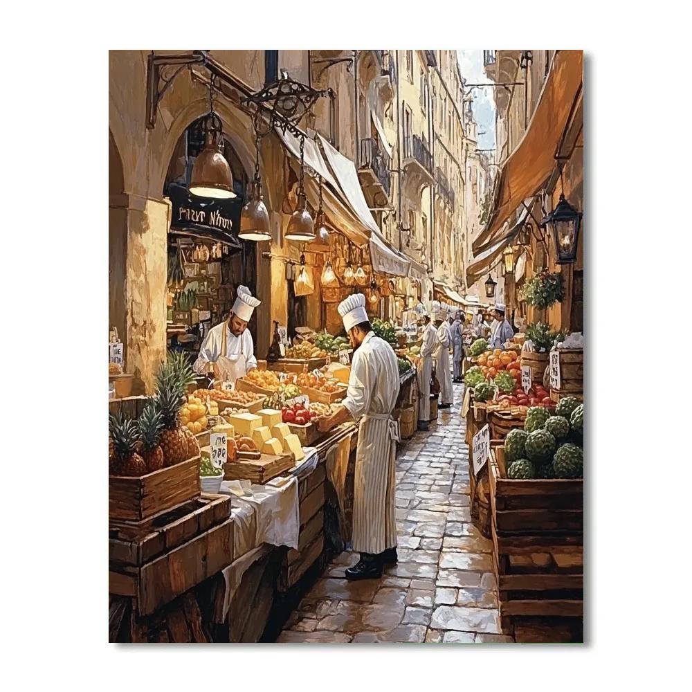 Borough Market Food Lane London United Kingdom Paint by numbers kits