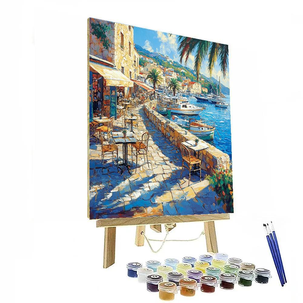 Old Port Harborfront Beirut Lebanon Painting by numbers kit