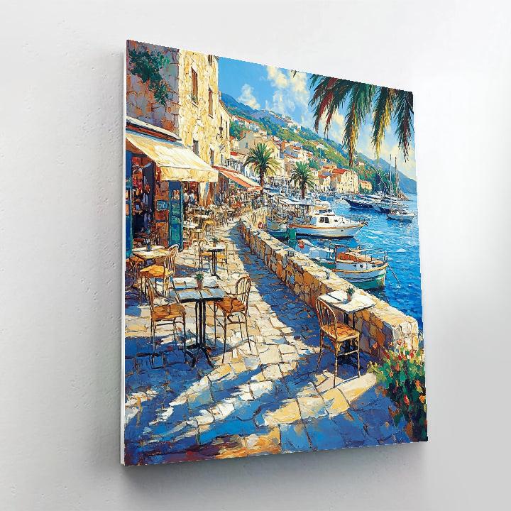 Old Port Harborfront Beirut Lebanon Painting by numbers kit