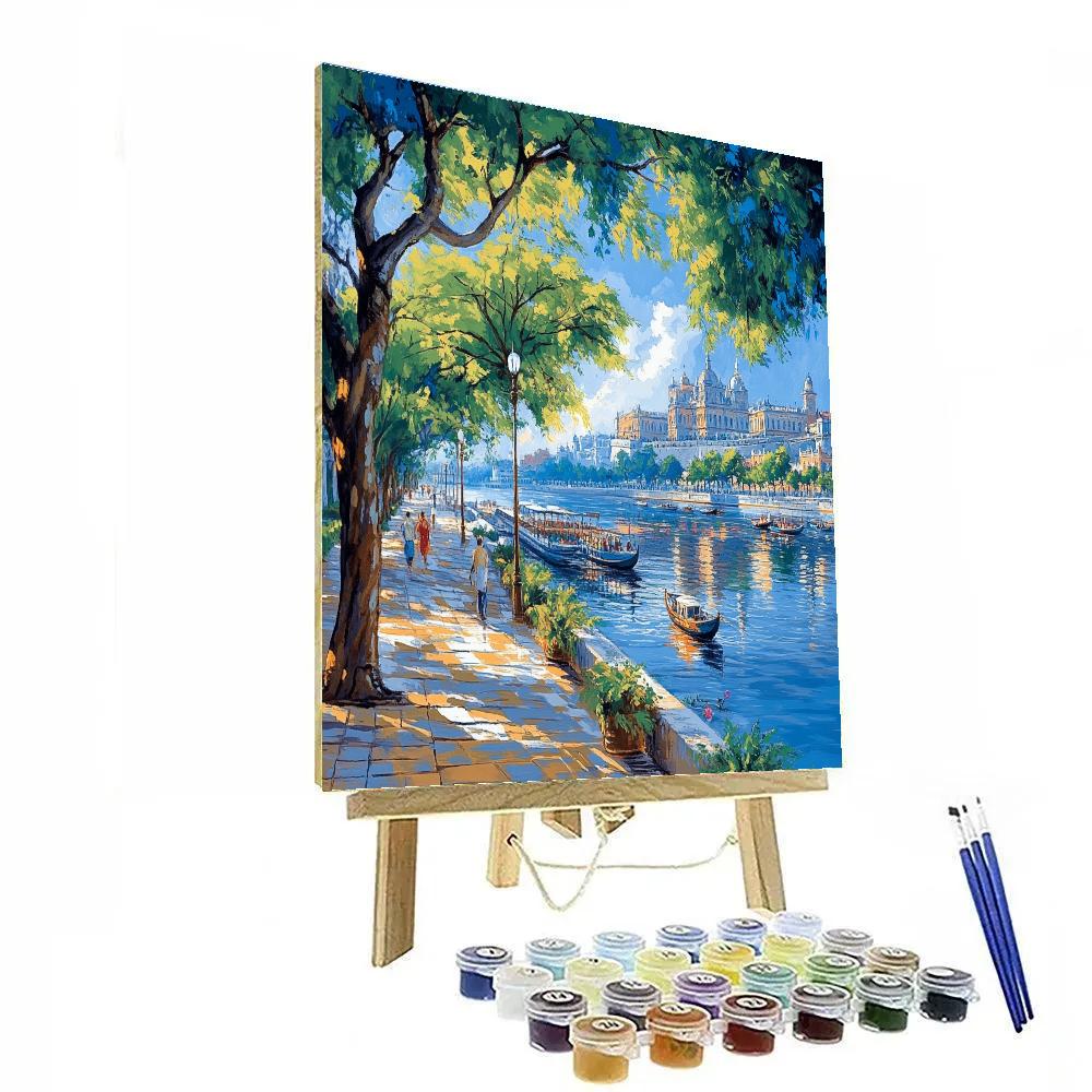 Havel Riverfront Potsdam Germany Paint by numbers kits