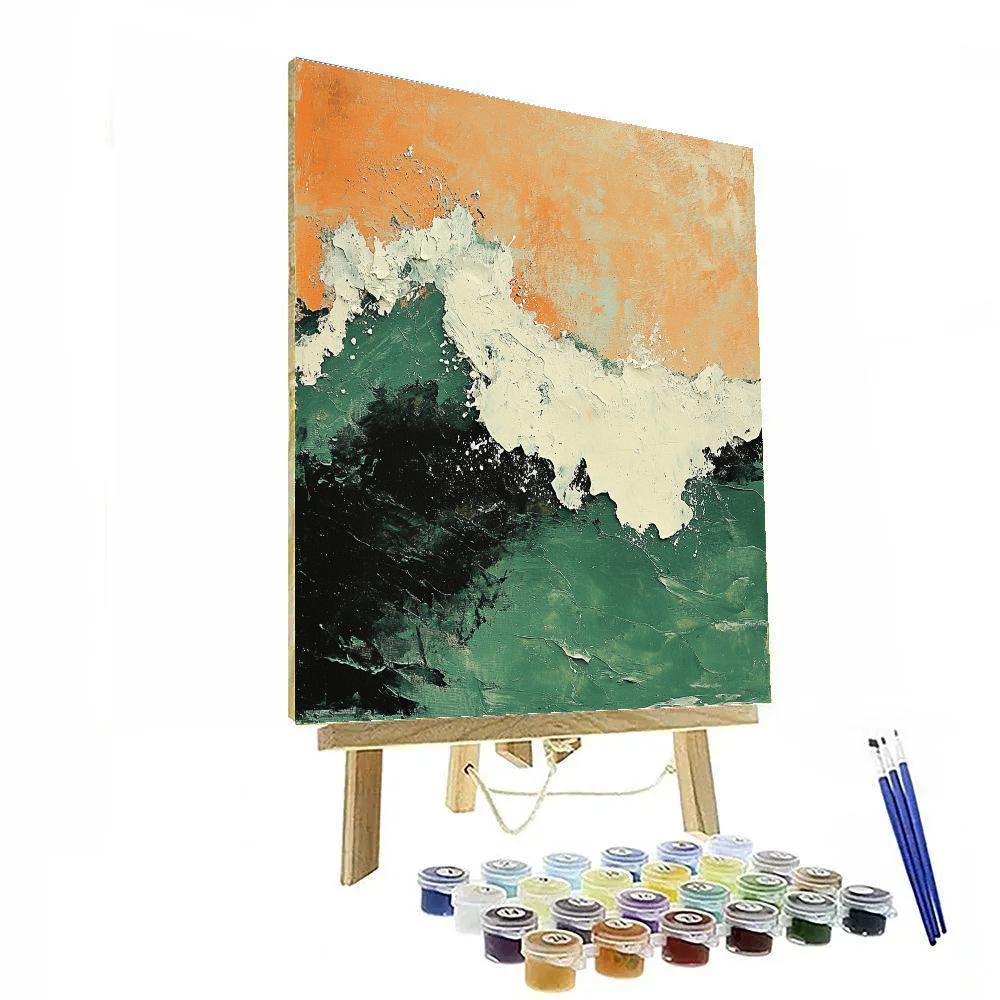 Willem De Kooning Inspired Surf Study Painting by numbers kit