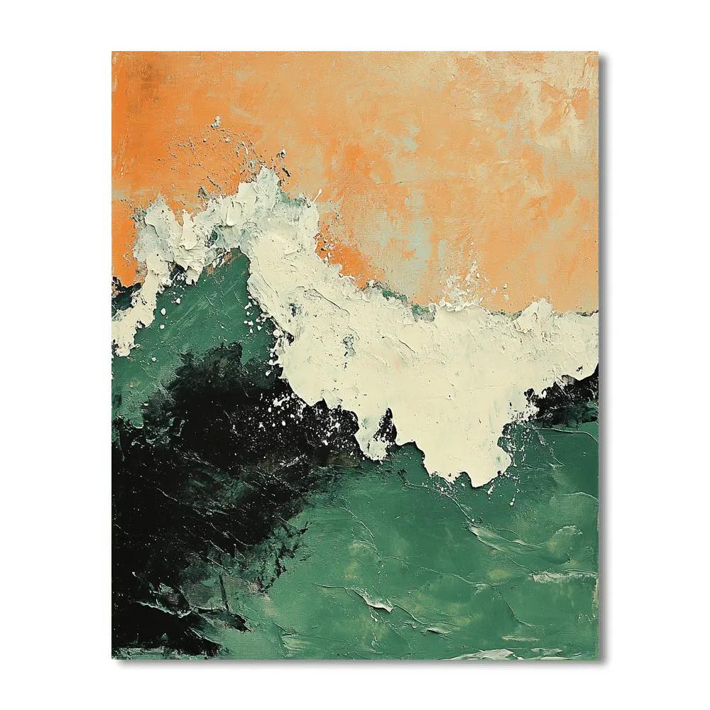 Willem De Kooning Inspired Surf Study Painting by numbers kit