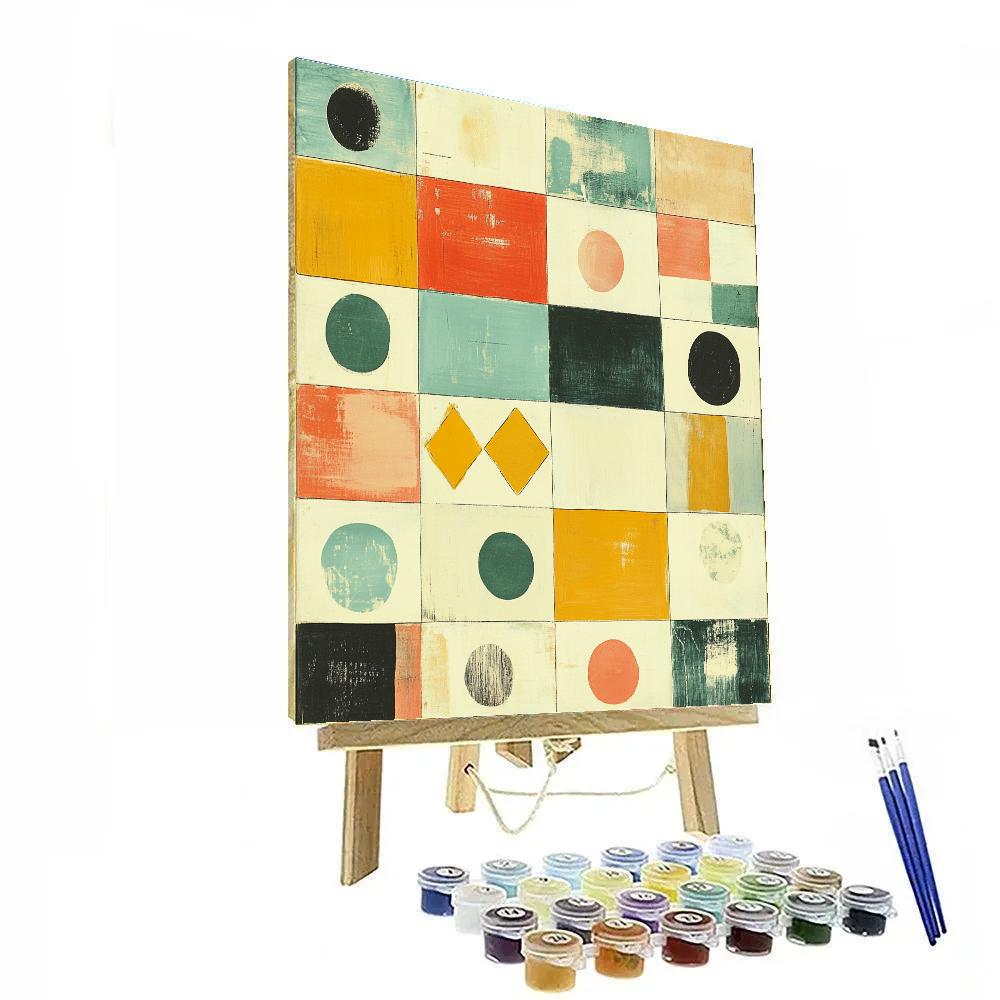 Paul Klee Inspired Map Of Memory Painting by numbers kit