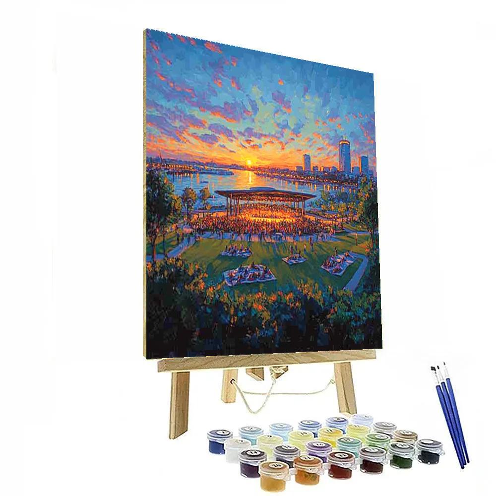 Bayfront Amphitheater Hong Kong West Kowloon paint by number