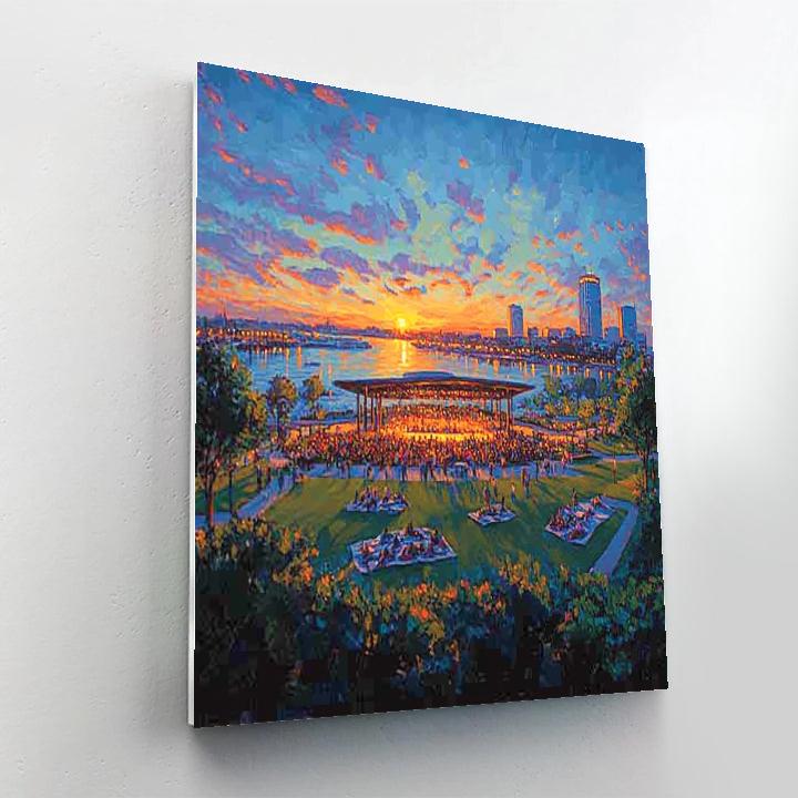 Bayfront Amphitheater Hong Kong West Kowloon paint by number