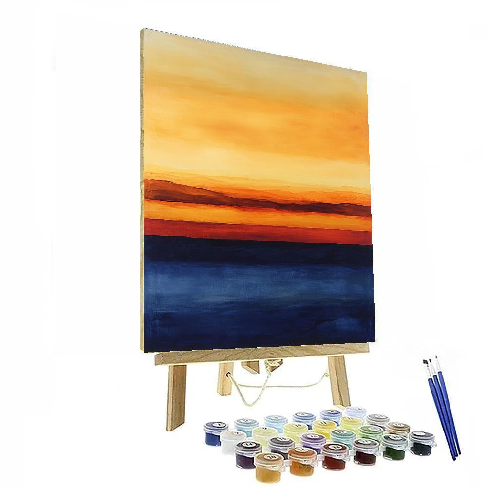 Rothko Inspired Evening Sky Number painting