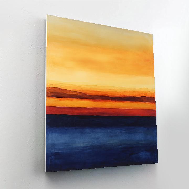 Rothko Inspired Evening Sky Number painting