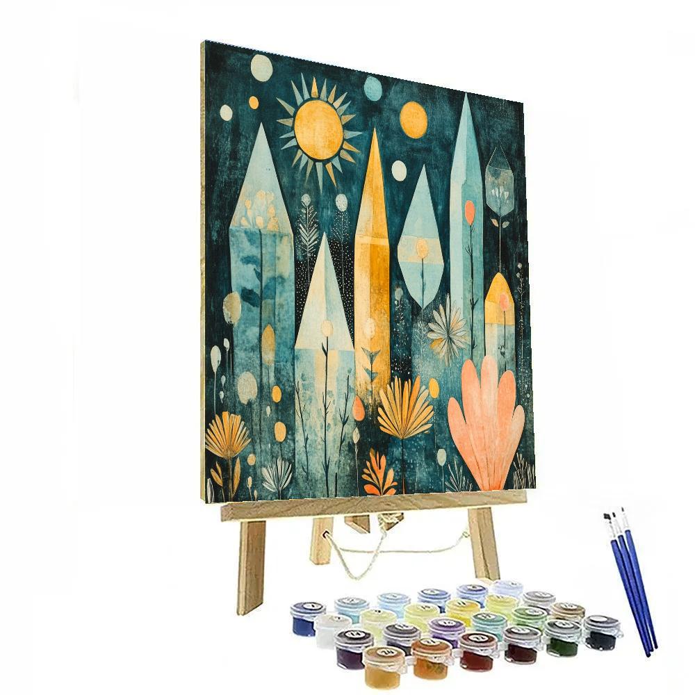 Paul Klee Inspired Crystal Garden Paint by numbers kits