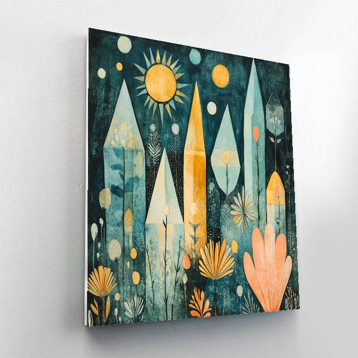 Paul Klee Inspired Crystal Garden Paint by numbers kits