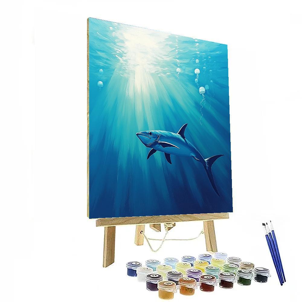 Marlin Open Ocean Trail Disney Inspired Paint by numbers art