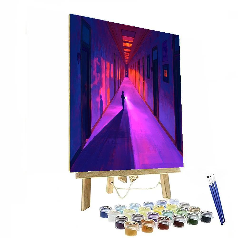 Fear Hallway Shadow Patrol Disney Inspired Paint by numbers art