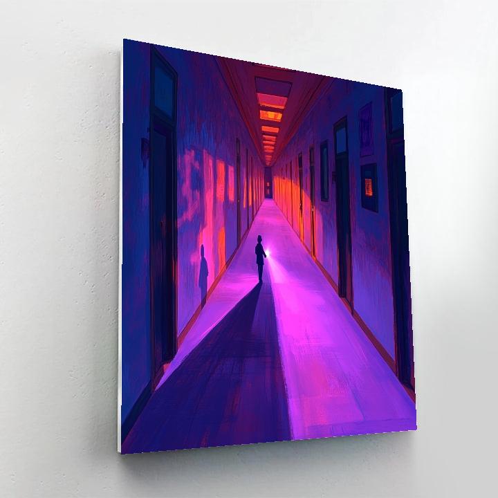 Fear Hallway Shadow Patrol Disney Inspired Paint by numbers art