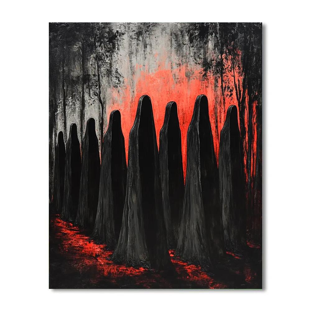 Goya Inspired Phantom Parade Painting by numbers kit