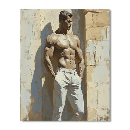 Michelangelo Inspired Sculptural Study Painting by numbers kit