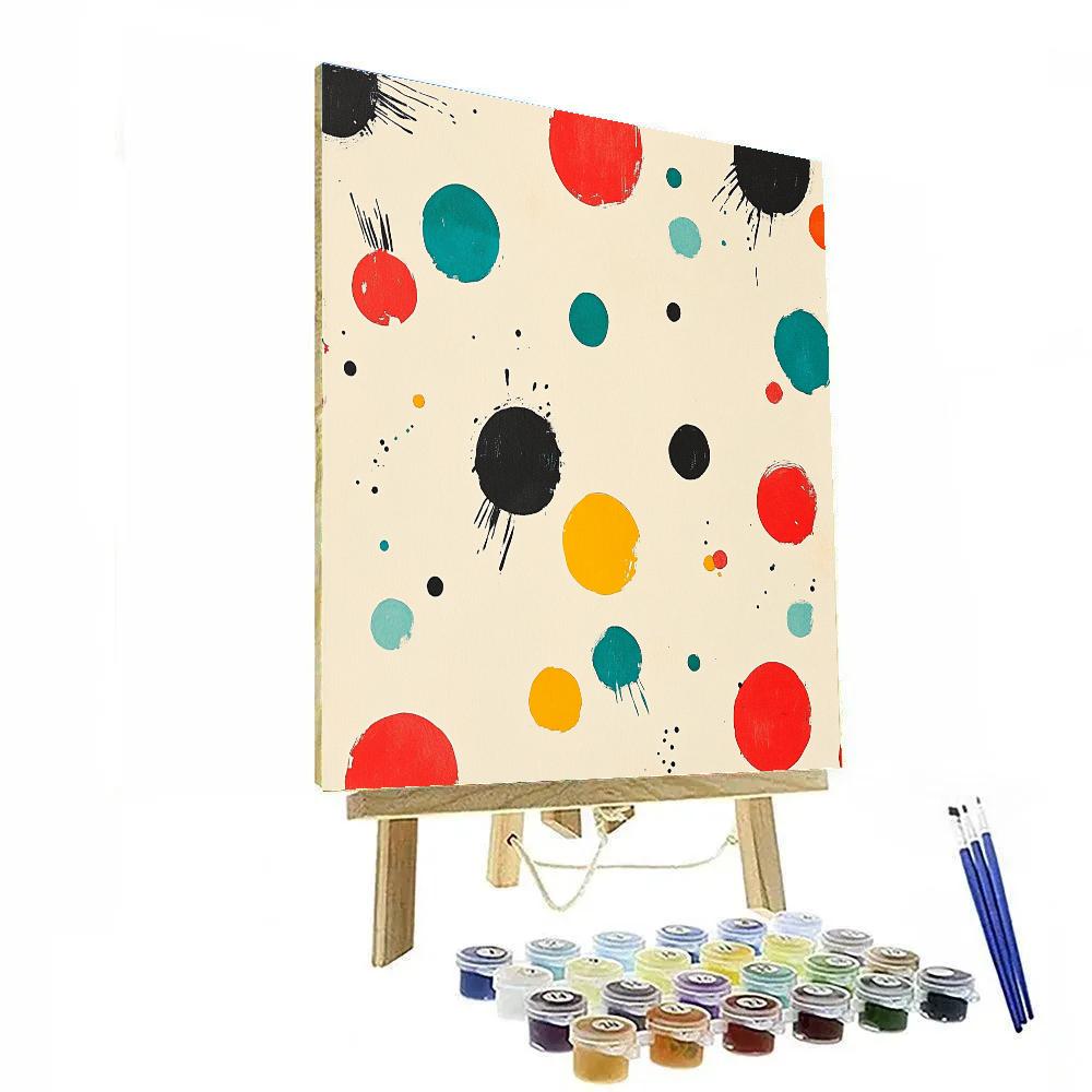 Joan Miro Inspired Playground Sky paint by numbers