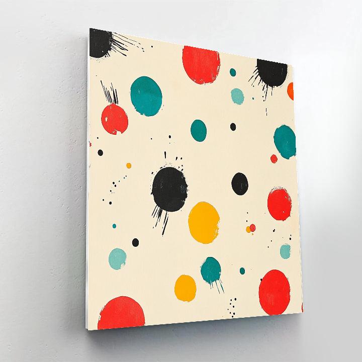 Joan Miro Inspired Playground Sky paint by numbers
