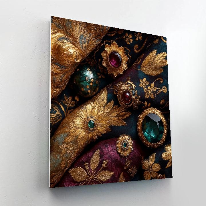 Klimt Inspired Evening Trinkets painting number kit